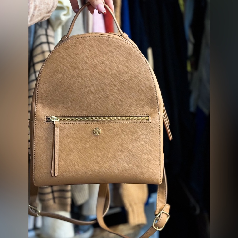 Tory Burch Brown Backpack